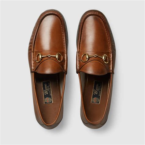 gucci horsebit loafer brown|gucci 1953 horsebit loafer men's.